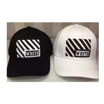 Baseball Cap Cotton Hat Fashion Men Hat Black White
